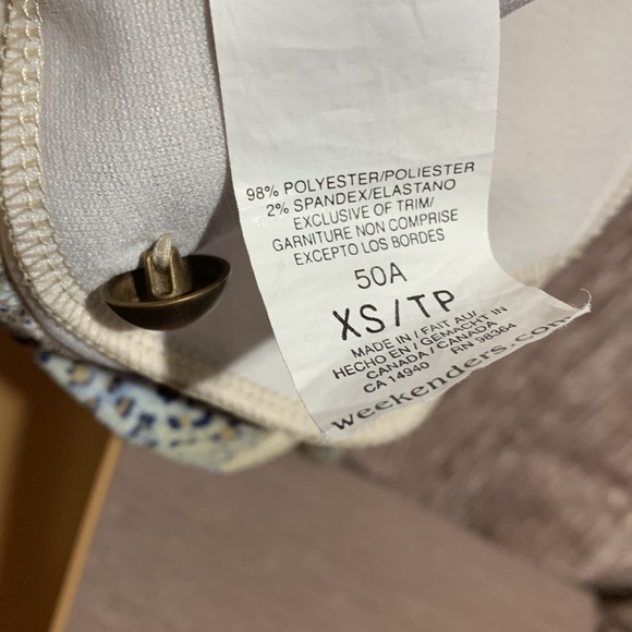 Spread Your Wings Blazer Jacket Animal Print Tan Brown Blue XS - Picture 15 of 16